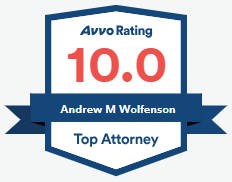 Avvo Rating | 10.0 | Andrew M Wolfenson | Top Attorney