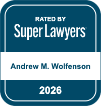 Rated by Super Lawyers | Andrew M. Wolfenson | 2026