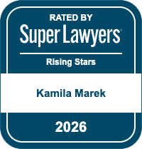 Rated by Super Lawyers | Rising Stars | Kamila Marek | 2026